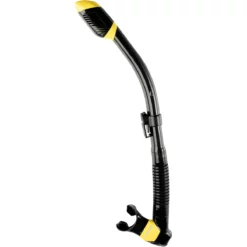Cressi Supernova Dry Snorkel, NEW Black/ Yellow