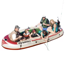 Inflatable 6 Person Sport Boat Voyager With A FREE Electro HC Pump Included!