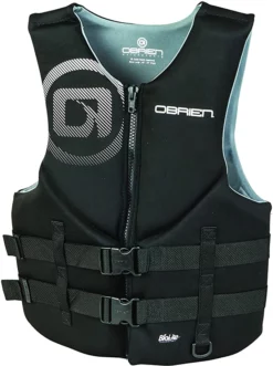 Surfing Equipment Verkäufe 2024 24 O'Brien Traditional Men's Life Jacket Black