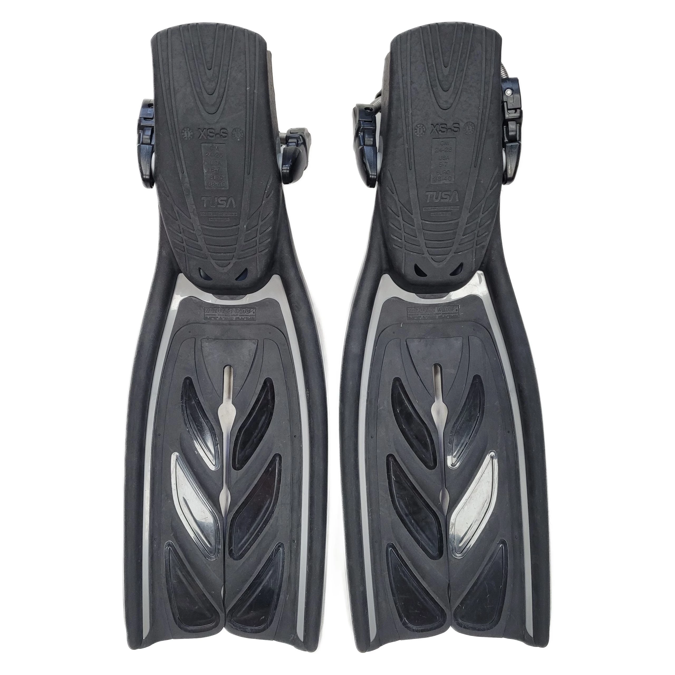 Tusa XPert Zoom Z3 Split Fins W/ Spring Straps "XS/S" 4 Tusa XPert Zoom Z3 Split Fins W/ Spring Straps "XS/S" - Image 2